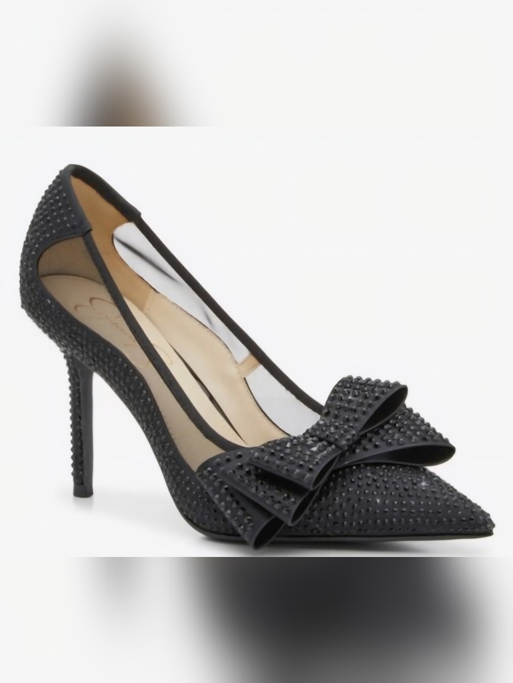 Jessica Simpson Sequin Bow Heel Pumps Sz 9